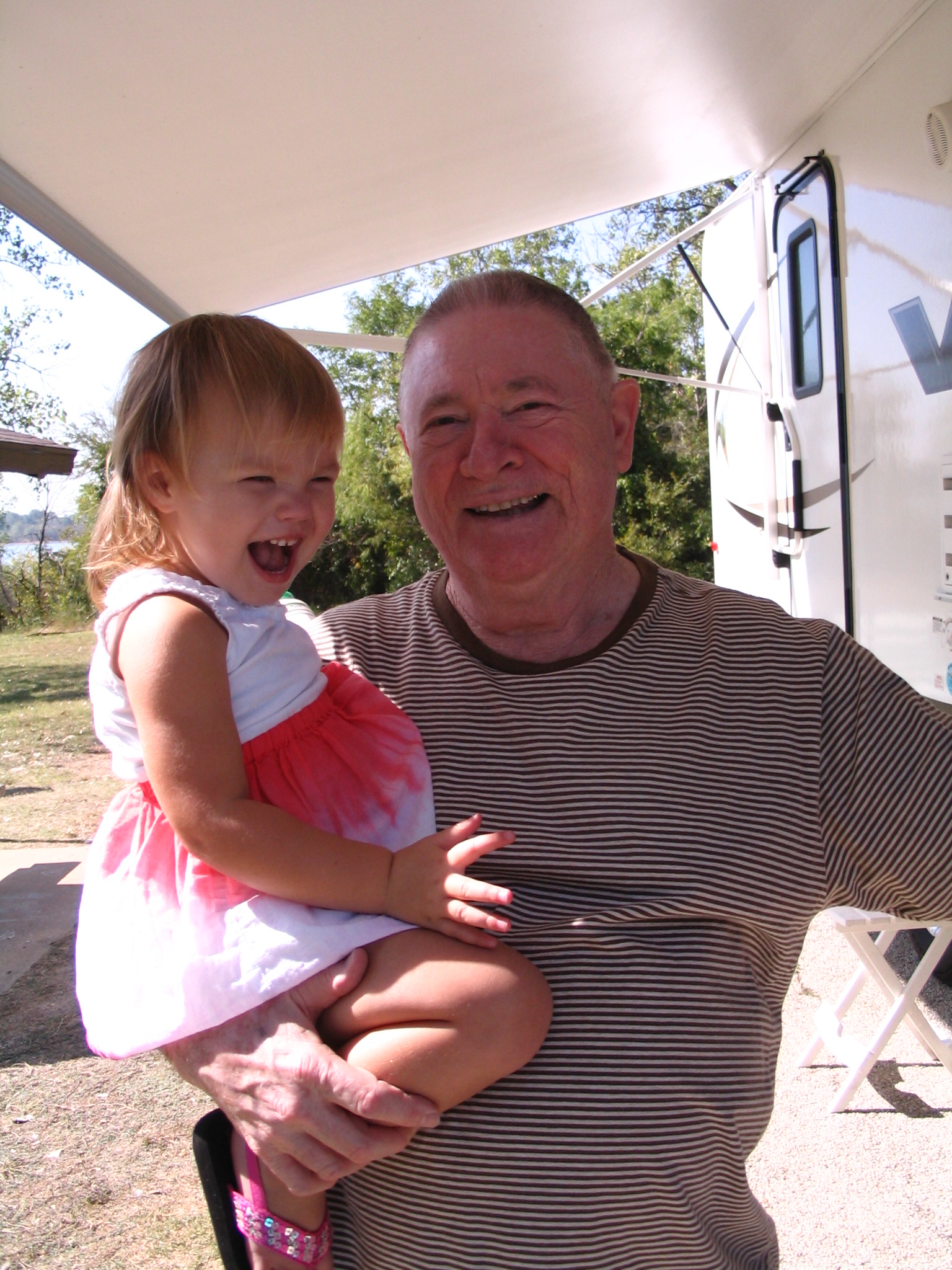 Blakely, one of Lisa's nanny girls visiting